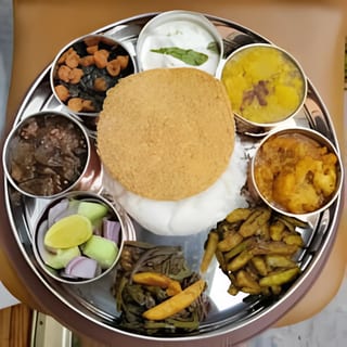 South Thali with Idli