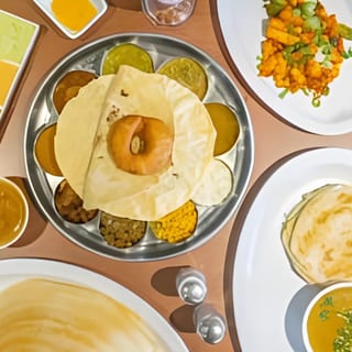 South Thali with Chapathi